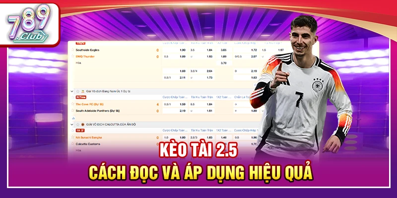 Kèo Tài 2.5 – Cách Đọc Và Áp Dụng Hiệu Quả Tại 789Club